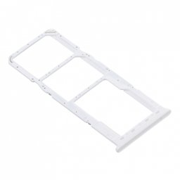 Suport SIM - Card Samsung Galaxy A21s A217, Alb, Service Pack GH98-45392B