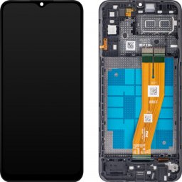 Display cu Touchscreen Samsung Galaxy A04e A042, cu Rama, Negru, Service Pack GH81-23088A