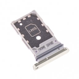 Suport SIM Samsung Galaxy S23+ S916 / S23 S911, Dual SIM, Crem