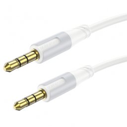 Cablu Audio 3.5mm - 3.5mm Borofone BL19 Creator, 1m, Alb
