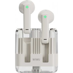 Handsfree Bluetooth WiWu T21, TWS, Alb