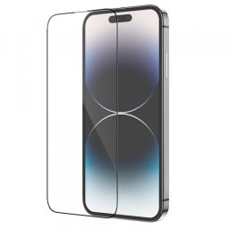 Folie de protectie Ecran HOCO pentru Apple iPhone 14 Pro Max, Sticla Securizata, Full Glue, Set 25 bucati, Neagra
