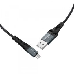 Cablu Date si Incarcare USB-A - microUSB HOCO X38 Cool, 18W, 1m, Negru
