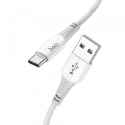 Cablu Date si Incarcare USB-A - USB-C HOCO X70, 18W, 1m, Alb
