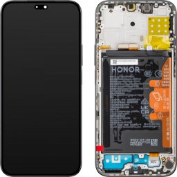 Display cu Touchscreen Honor 200 Lite / X8b, cu Rama si Acumulator, Negru (Midnight Black), Service Pack 0235ALPR