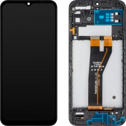 Display cu Touchscreen MP compatibil cu Samsung Galaxy M14 5G M146, cu Rama, Negru