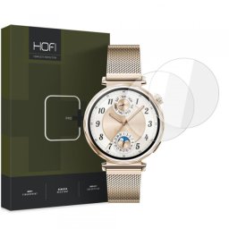 Folie Protectie HOFI Glass PRO+ pentru Huawei Watch GT 5 41mm, Set 2 bucati, Sticla Securizata