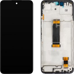 Display cu Touchscreen Xiaomi Redmi 13 5G / 13 / Poco M6 4G, cu Rama, Negru, Service Pack 560001N19A00