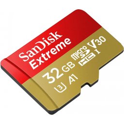 Card Memorie microSDHC SanDisk Extreme, 32Gb, Clasa 10 / UHS-1 U3 SDSQXAF-032G-GN6MN