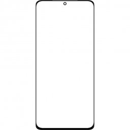 Geam Ecran + Edge Glue / OCA Forward Guard pentru Samsung Galaxy S21 Ultra 5G G998, Negru