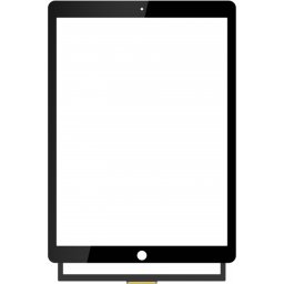 Touchscreen Forward Guard OCA pentru Apple iPad Pro 12.9 (2017), Negru