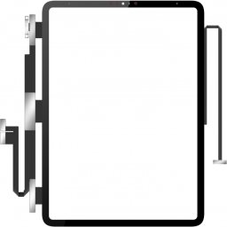 Touchscreen Forward Guard OCA pentru Apple iPad Pro 11 (2018), Negru