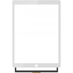Touchscreen Forward Guard OCA pentru Apple iPad Pro 12.9 (2017), Alb