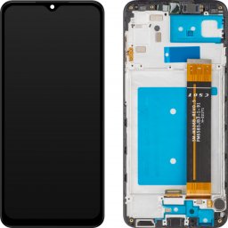 Display cu Touchscreen MP compatibil cu Samsung Galaxy A23 A235, cu Rama, Negru