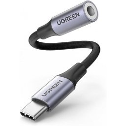 Adaptor Audio USB-C - 3.5mm UGREEN AV161, Gri