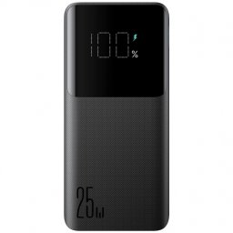 Baterie Externa Joyroom JR-PBF20, 10000mAh, 25W, QC + PD, 1 x USB-C - 2 x USB-A, Neagra