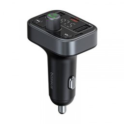 Modulator FM Bluetooth Baseus S-09 Pro, 2 x USB-A - 1 x USB-C C10762200113-00
