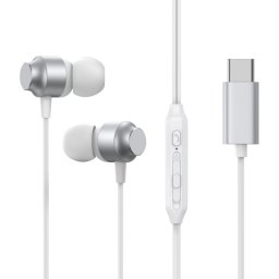 Handsfree USB-C Joyroom JR-EC06, Argintiu