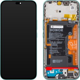 Display cu Touchscreen Honor 400 Lite, cu Rama si Acumulator, Verde (Marrs Green), Service Pack 0235ANTB