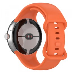 Curea Techsuit W031 pentru Google Pixel Watch 4 41mm / Watch 3 41mm / Watch 2 / Watch, Portocalie