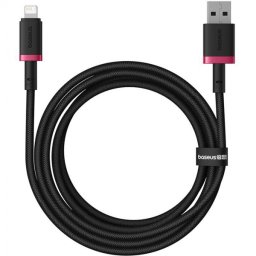 Cablu Date si Incarcare USB-A - Lightning Baseus Dura Series, 18W, 2m, Rosu P10377801U01-03