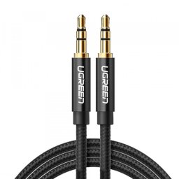 Cablu Audio 3.5mm - 3.5mm UGREEN AV112, 1m, Negru