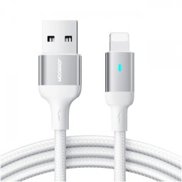 Cablu Date si Incarcare USB-A - Lightning Joyroom S-A10, 18W, 1.2m, Alb