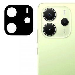 Folie de protectie Camera Spate Techsuit pentru Xiaomi Redmi Note 14 4G (Regional), Sticla Securizata, Neagra