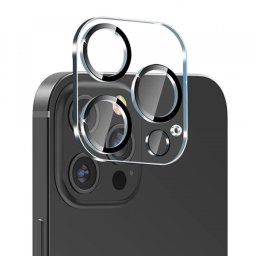 Folie de protectie Camera Spate Lito S+ pentru Apple iPhone 14 Pro Max / 14 Pro, Sticla Securizata, Neagra
