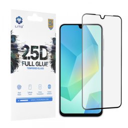 Folie de protectie Ecran Lito pentru Samsung Galaxy A16 5G A166 / A16 4G A165, Sticla Securizata, Full Glue, 2.5D, Neagra