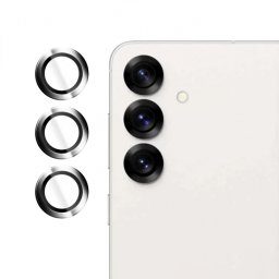 Folie de protectie Camera Spate Lito S+ pentru Samsung Galaxy S25+ S936, Sticla Securizata, Argintie
