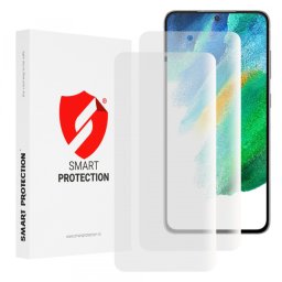 Folie de protectie Ecran Smart Protection Premium Classic pentru Samsung Galaxy S21 FE 5G G990, Plastic, Set 2 bucati
