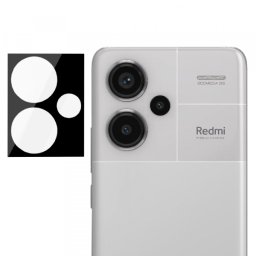 Folie de protectie Camera Spate Techsuit pentru Xiaomi Redmi Note 13 Pro+, Sticla Securizata, Neagra