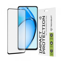 Folie de protectie Ecran Techsuit pentru Oppo A60, Sticla Securizata, Full Glue, 111D, Neagra