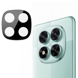 Folie de protectie Camera Spate Techsuit pentru Xiaomi Poco X7 / Redmi Note 14 Pro 5G, Sticla Securizata, Neagra