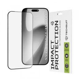 Folie de protectie Ecran Techsuit pentru Apple iPhone 18 Pro Max / 17 Pro Max, Sticla Securizata, Full Glue, 111D, Neagra
