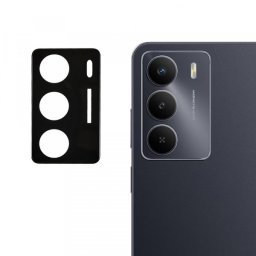 Folie de protectie Camera Spate Techsuit pentru Realme 14x, Sticla Securizata, Neagra