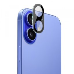 Folie de protectie Camera Spate Techsuit pentru Apple iPhone 17, Sticla Securizata, Neagra