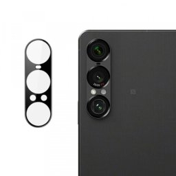 Folie de protectie Camera Spate Techsuit pentru Sony Xperia 1 VII, Sticla Securizata, Neagra