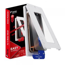 Folie de protectie Ecran Privacy Anank 2X Reinforced pentru Apple iPhone 15 Pro, Sticla Securizata, Full Glue, 2.5D