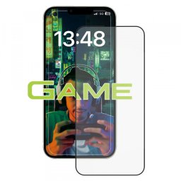 Folie de protectie Ecran Anank Anti-Fingerprint pentru Apple iPhone 17e / 16e / 14 / 13 Pro, Sticla Securizata, Full Glue, 2.5D, Neagra