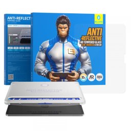 Folie de protectie Ecran Blueo Anti-Reflective HD Applicator Pro pentru Apple iPad Pro 11 (2024), Sticla Securizata, Full Glue