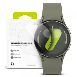 Folie Protectie Ringke R4 pentru Samsung Galaxy Watch7 40mm, Set 4 bucati, Sticla Securizata