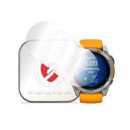 Folie Protectie Smart Protection Premium Classic pentru Garmin Fenix 8 51mm, Set 4 bucati, Plastic