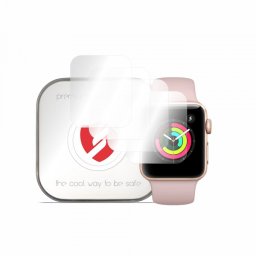 Folie Protectie Smart Protection Premium Classic pentru Apple Watch 38mm Series, Set 4 bucati, Plastic