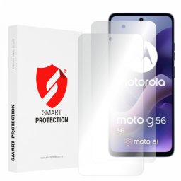 Folie de protectie Ecran Smart Protection Premium Classic pentru Motorola Moto G56, Plastic, Set 2 bucati