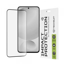 Folie de protectie Ecran Techsuit pentru Samsung Galaxy S25 FE, Sticla Securizata, Full Glue, 111D, Neagra