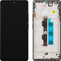 Display cu Touchscreen Xiaomi Redmi Note 14S, cu Rama, Negru, Service Pack 56000300N6R00