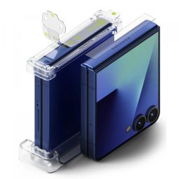 Folie de protectie Balama Ringke pentru Samsung Galaxy Z Flip7 F766, Plastic, Set 2 bucati