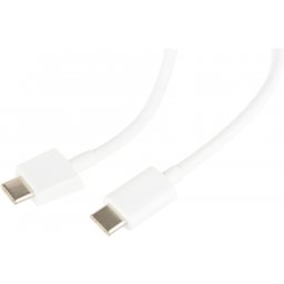 Cablu Date si Incarcare USB-C - USB-C Google, 30W, 3m, Alb